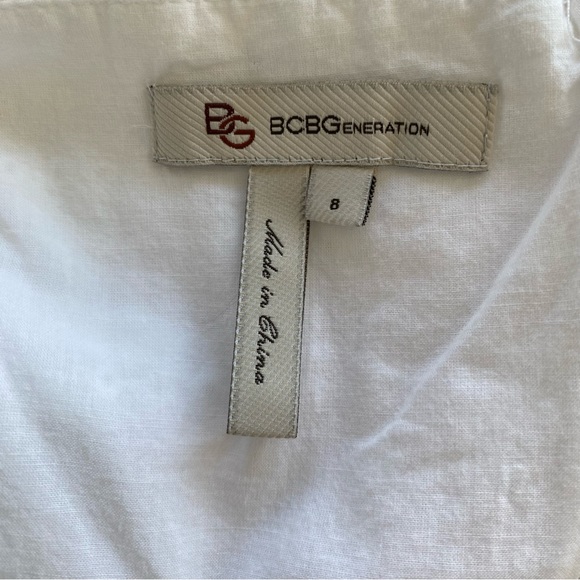 BCBG Generation white eyelet dress. - Picture 5 of 5
